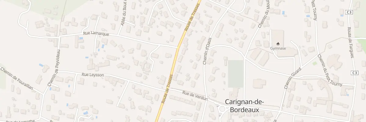 Plan du 6 Rte de Tresses à Carignan-de-Bordeaux