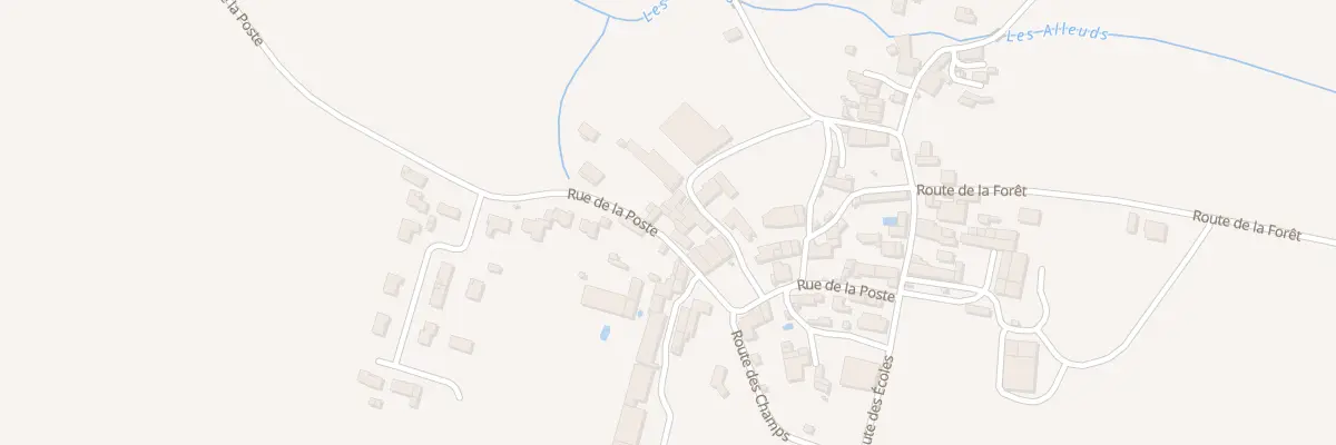 Plan du 71 Rue de la Poste à Plaine-d’Argenson