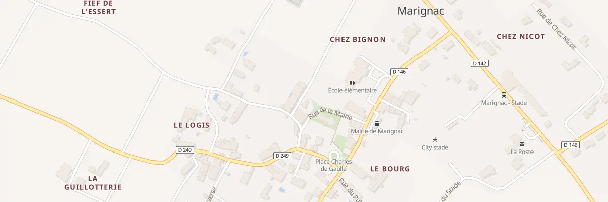 Plan du 8 Rue du Tour d’Orlac à Marignac
