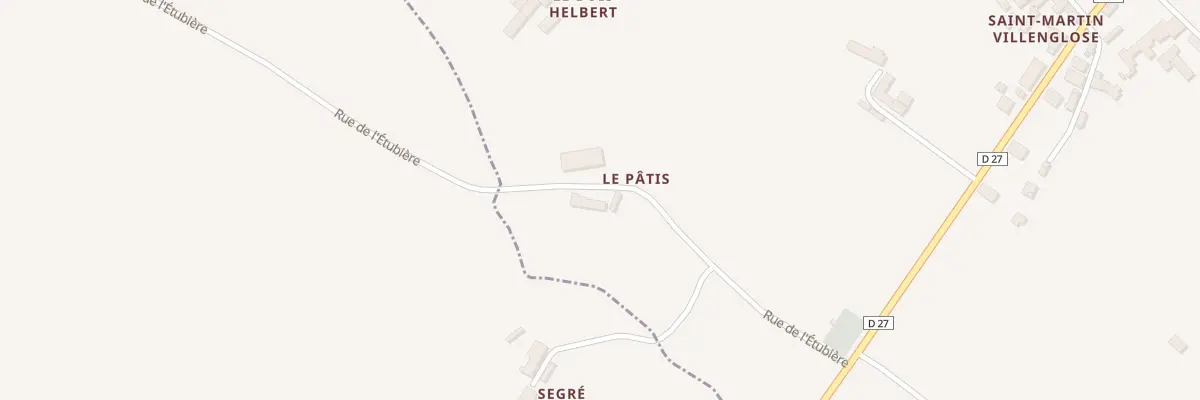 Plan du 1 Le Patis à Saint-Denis-d’Anjou