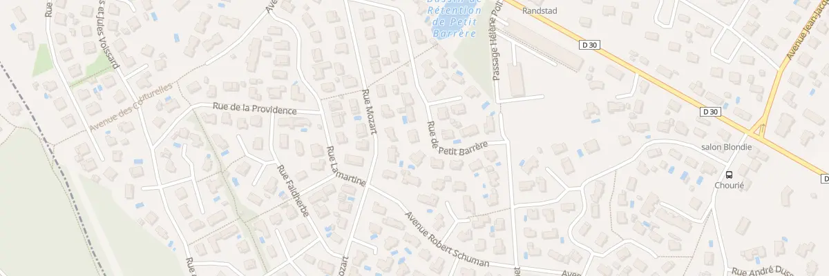 Plan du 16 Rue de Petit Barrère à Mont-de-Marsan