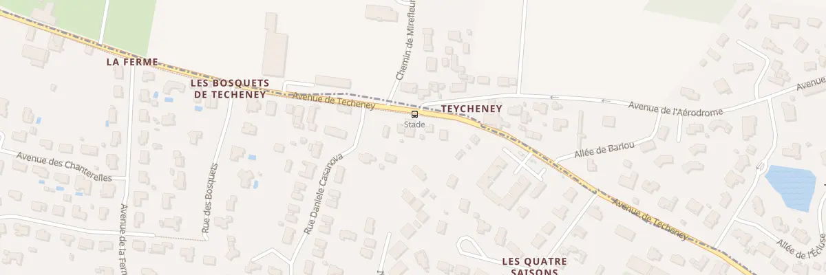 Plan du 47 Av de Techeney à Artigues-près-Bordeaux