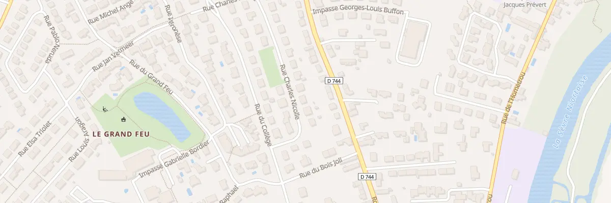 Plan du 27 Rue Charles Nicolle à Niort