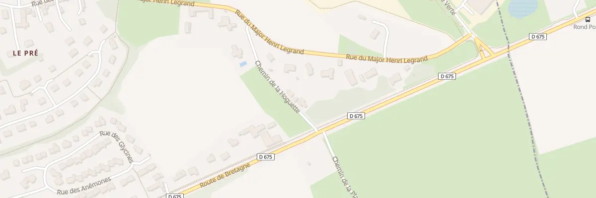 Plan du 52 Che de la Hoguette à Mouen