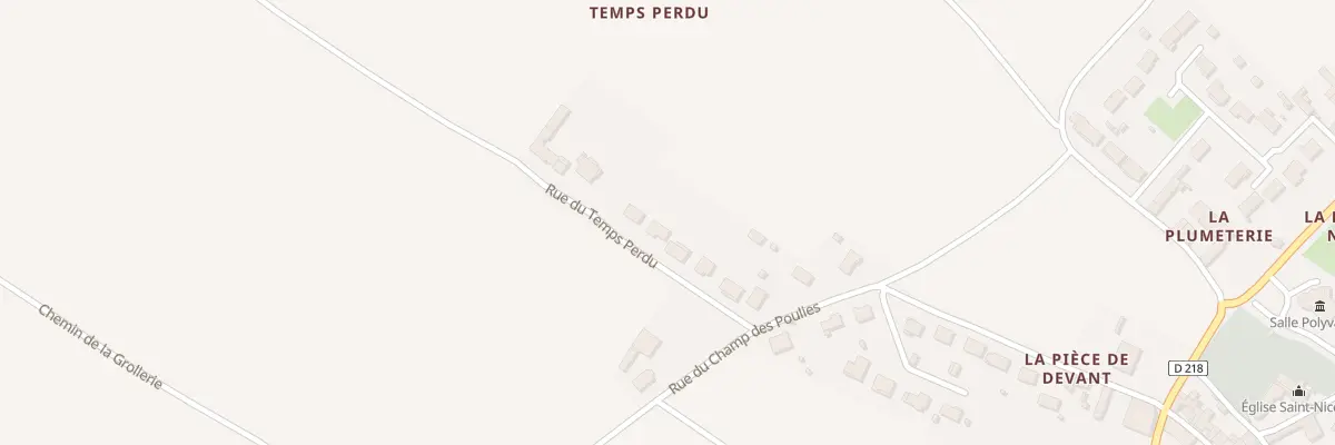 Plan du 5 Rue du Temps Perdu à Courcelles