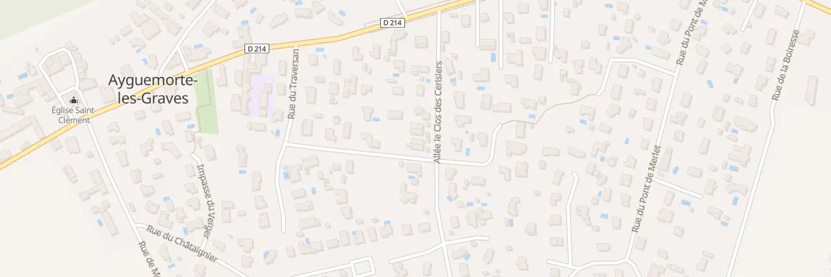 Plan du 8 All le Clos des Cerisiers à Ayguemorte-les-Graves