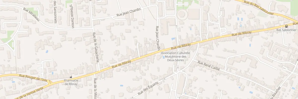 Plan du 156 Rue de Ribray à Niort