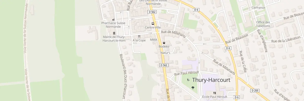Plan du 14 Rue de Conde Thury Harcourt à Thury-Harcourt-le-Hom