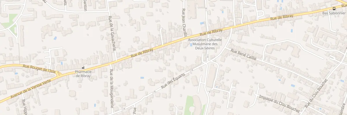 Plan du 153B Rue de Ribray à Niort