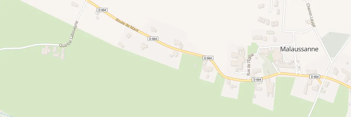 Plan du 455 Rte de Mant à Malaussanne