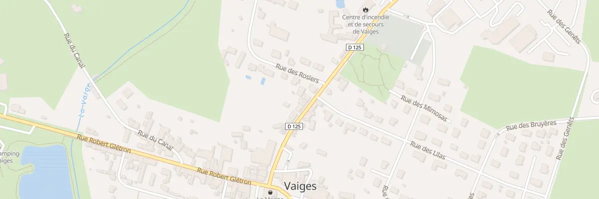 Plan du 13 Rue du Fief aux Moines à Vaiges