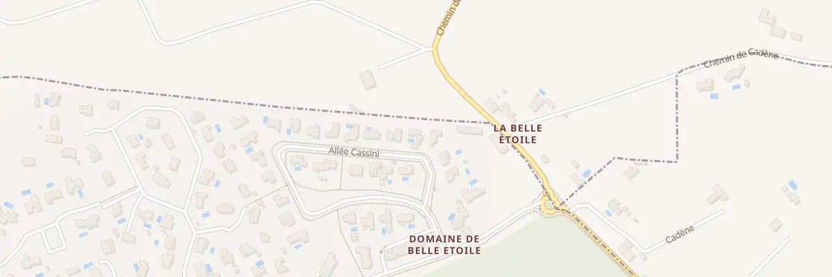 Plan du 7 All Jean-Dominique Cassini à Bouliac