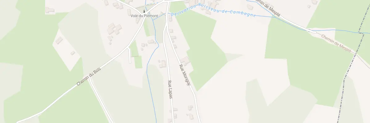 Plan du 7 Rue Mongoy à Buziet