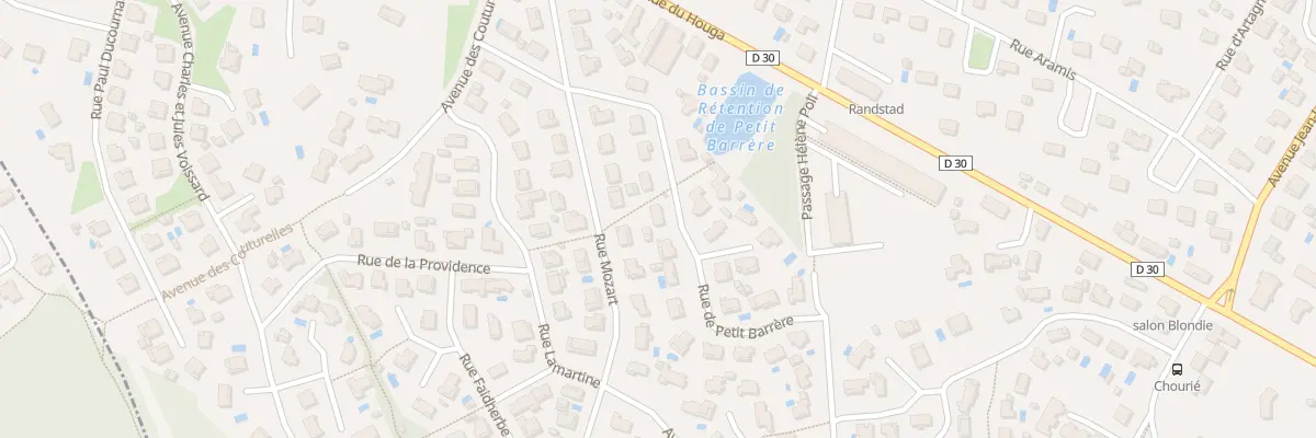 Plan du 10 Rue de Petit Barrère à Mont-de-Marsan