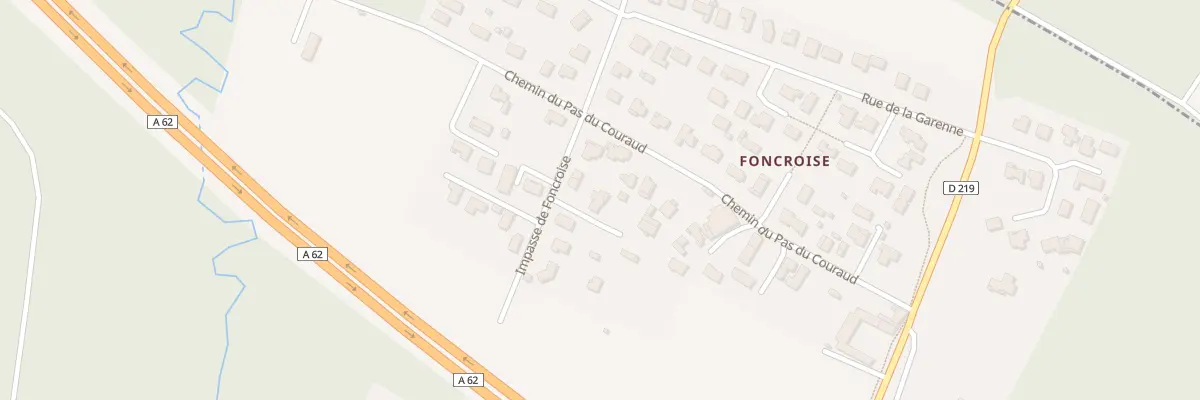 Plan du 6A Imp de Foncroise à Saint-Selve