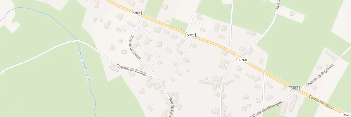 Plan du 14 Rue de Baigt à Buziet