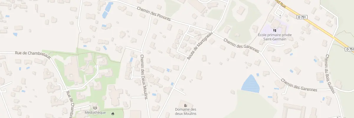 Plan du 9 Pas du Clos Gobellier aux Garennes sur Loire