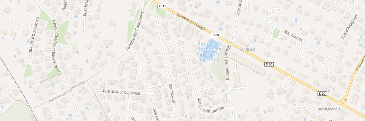 Plan du 6 Rue de Petit Barrère à Mont-de-Marsan