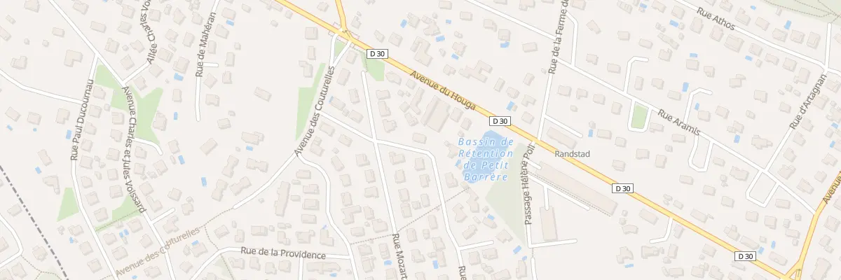 Plan du 5 Rue de Petit Barrère à Mont-de-Marsan