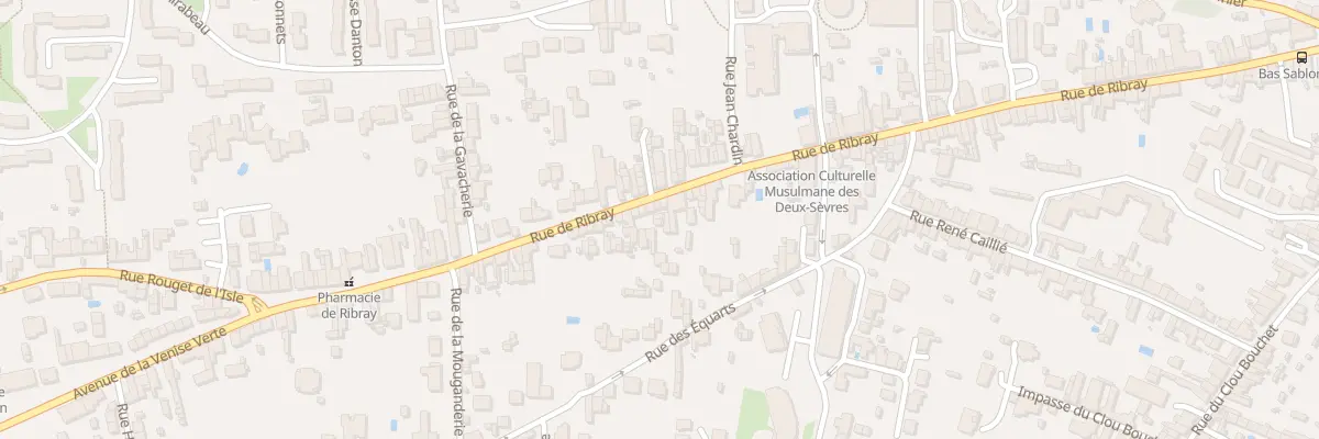Plan du 163A Rue de Ribray à Niort