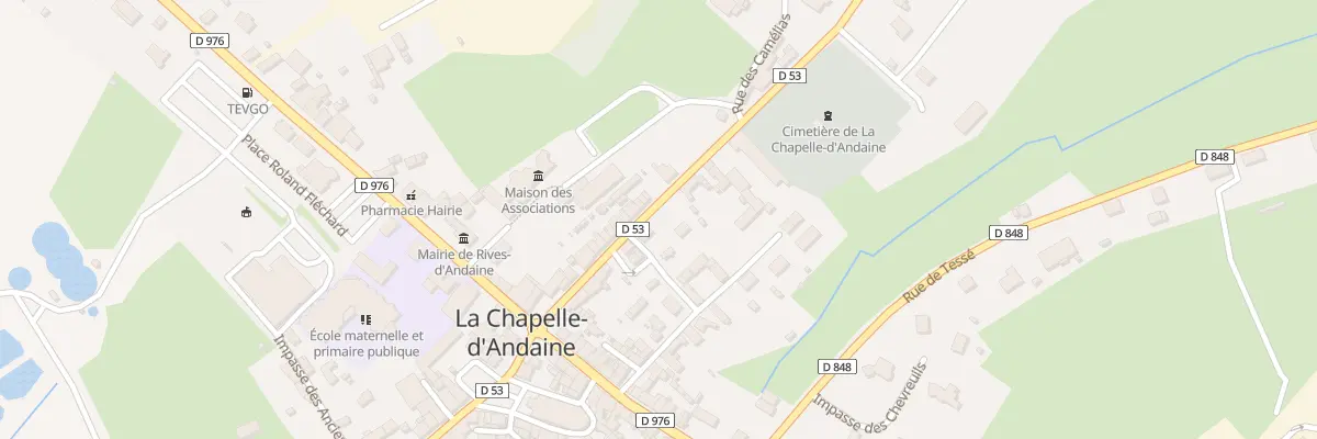 Plan du 141 Le Bourg Chap Andaine à Rives d’Andaine