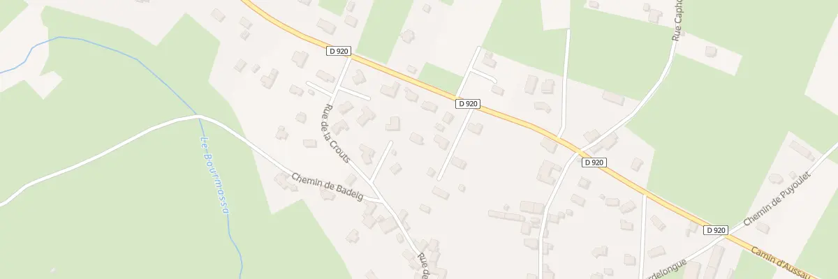 Plan du 16 Rue de Baigt à Buziet
