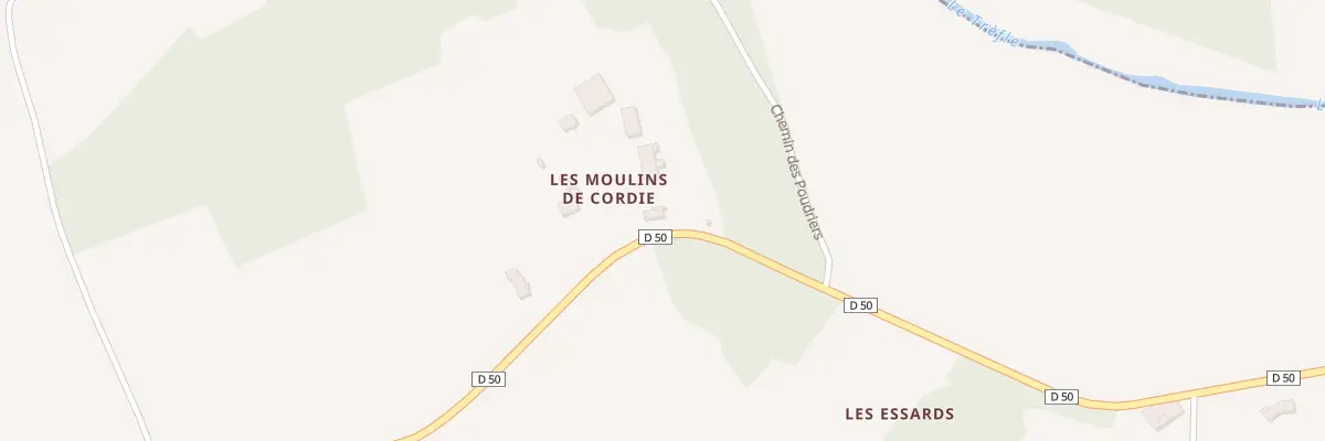 Plan du 7 Les Moulins de Cordie à Saint-Georges-Antignac