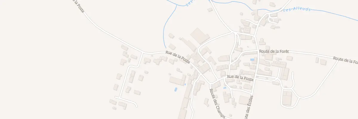 Plan du 68 Rue de la Poste à Plaine-d’Argenson