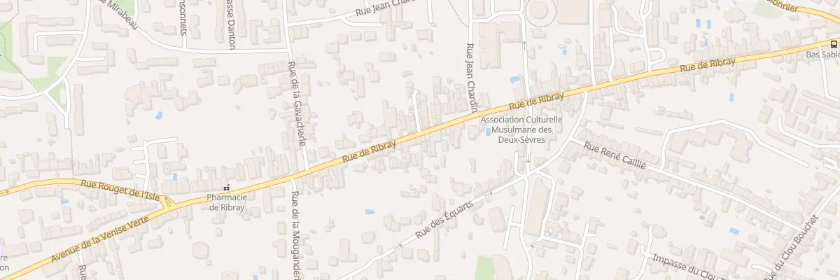 Plan du 161 Rue de Ribray à Niort