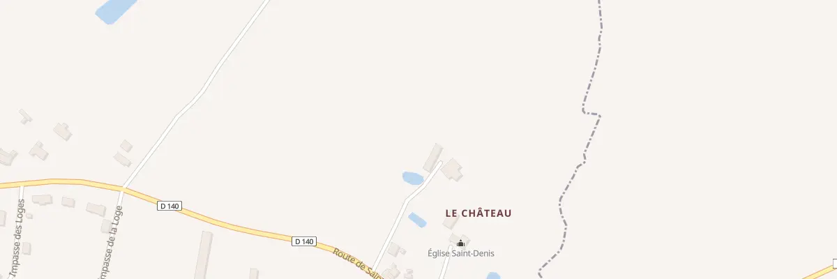 Plan du 5001 Le Chateau à Trayes
