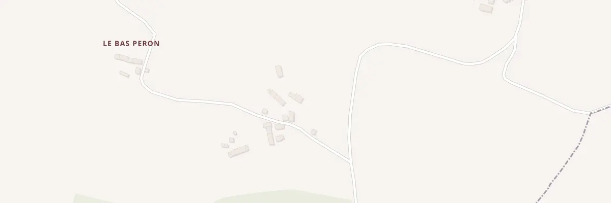 Plan du 4 Le Peron à Thubœuf