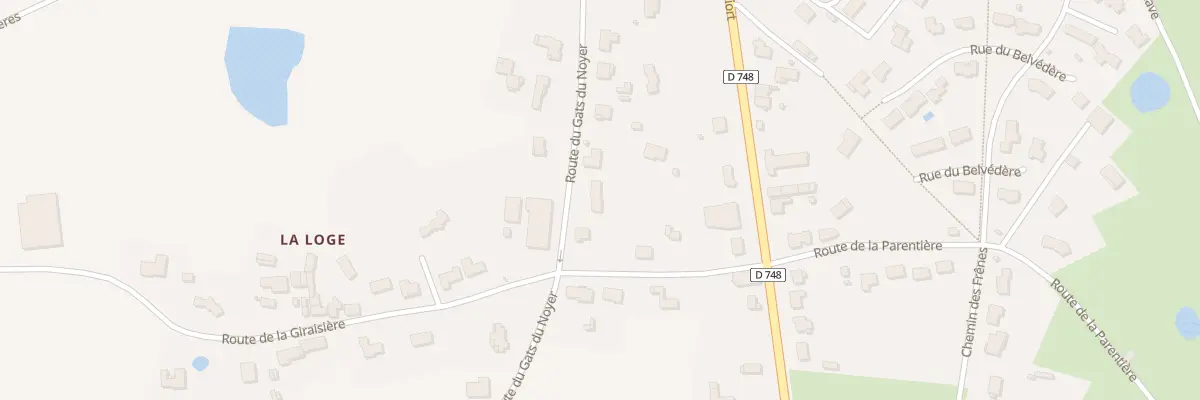 Plan du 28 Rte du Gats des Noyers à La Chapelle-Saint-Laurent