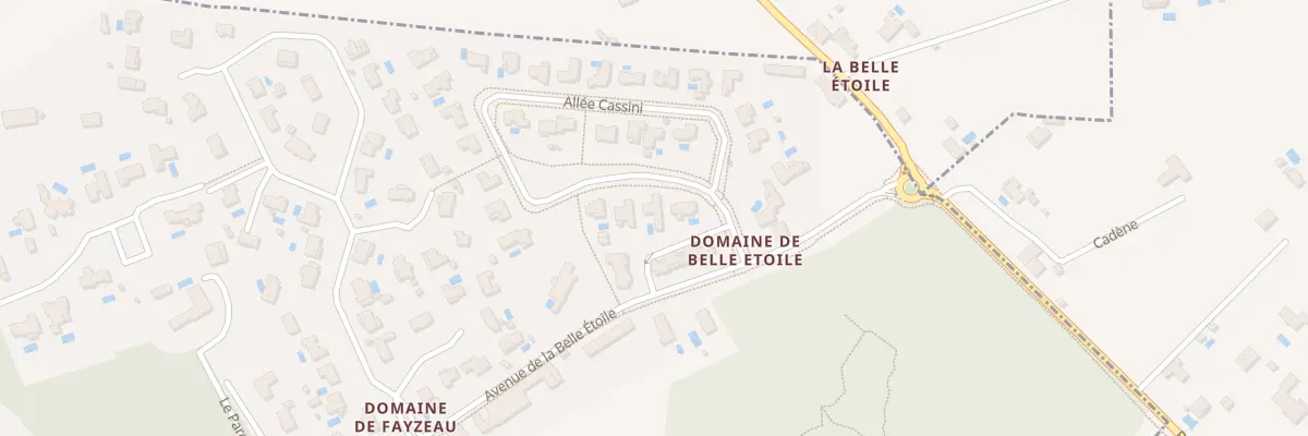 Plan du 43 Lot Domaine de Belle Etoile à Bouliac