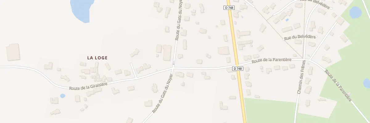 Plan du 30 Rte du Gats des Noyers à La Chapelle-Saint-Laurent