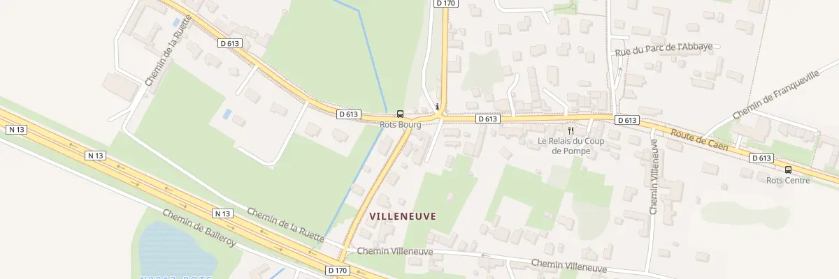 Plan du 2 Rte de Caen à Rots