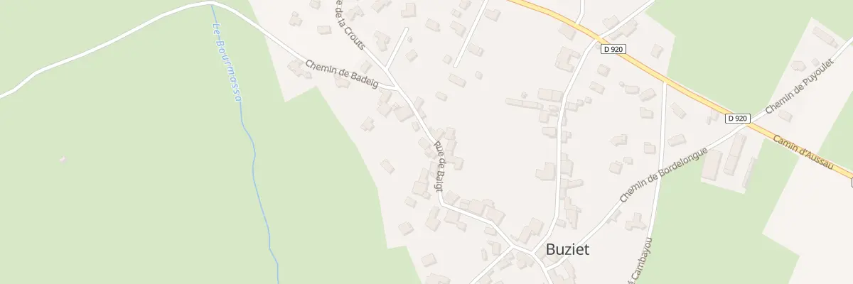 Plan du 15 Rue de Baigt à Buziet