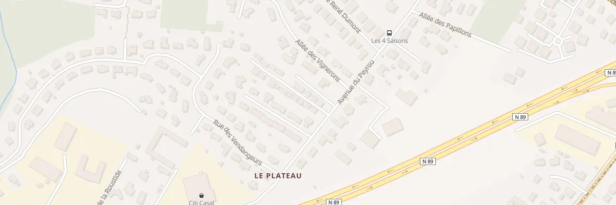 Plan du 28 Av du Peyrou à Artigues-près-Bordeaux