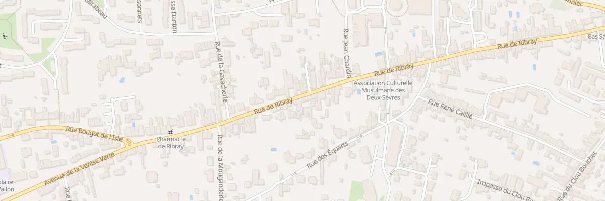 Plan du 167 Rue de Ribray à Niort