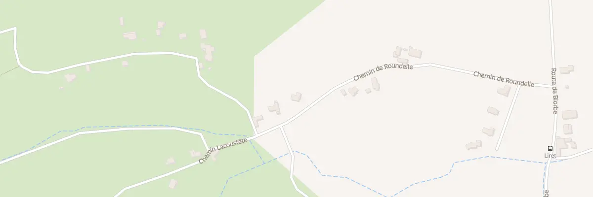 Plan du 14 Che de Roundelle à Bougarber