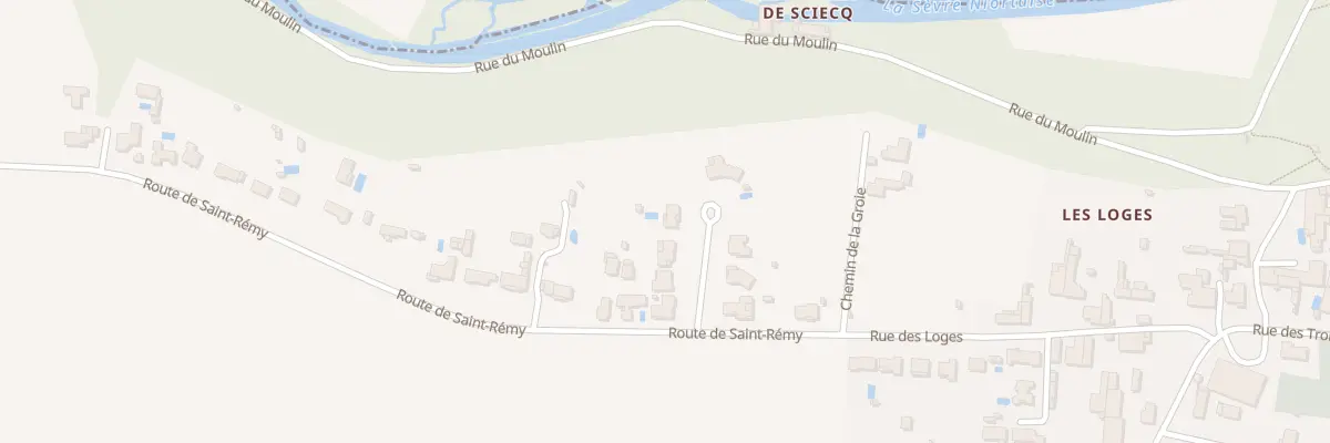 Plan du 4 Imp d’Acadie à Sciecq