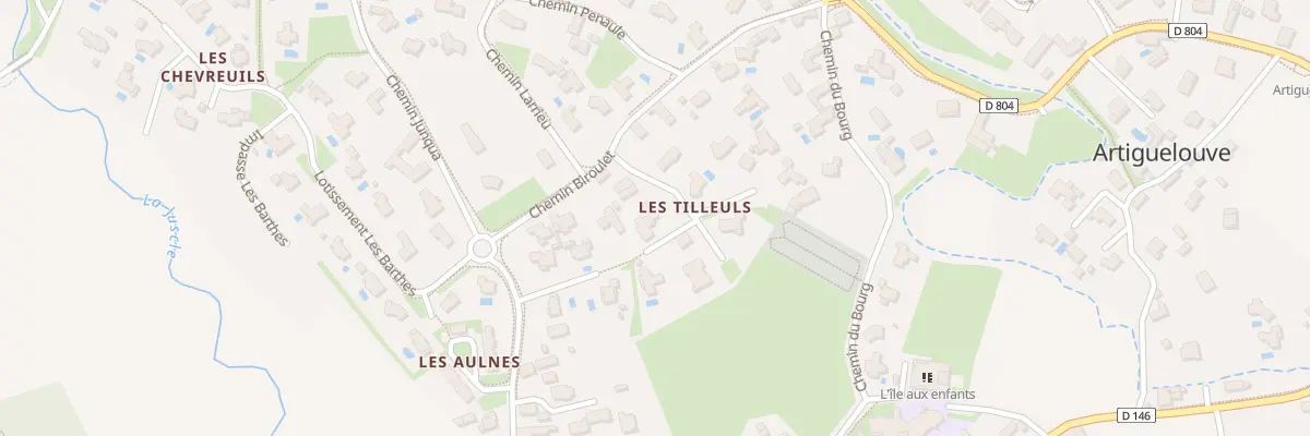 Plan du 6 Imp de France à Artiguelouve