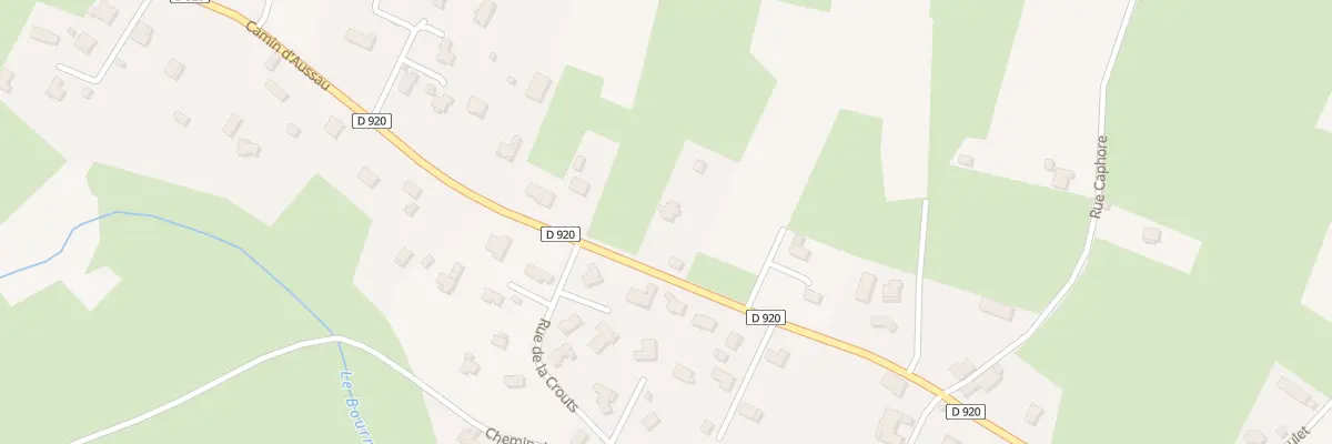 Plan du 10 Cami d’Aussau - Cd 920 à Buziet
