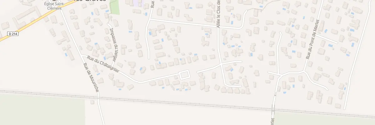 Plan du 23 Rue du Chataignier à Ayguemorte-les-Graves