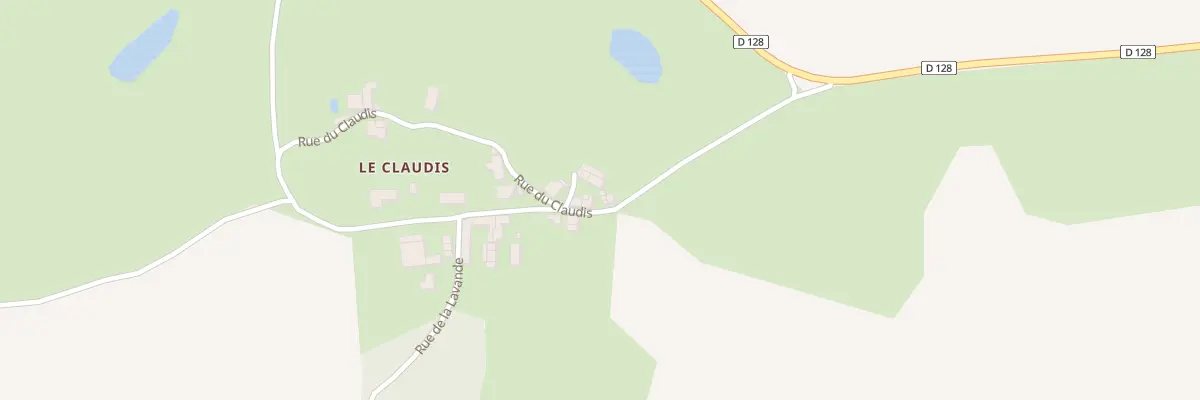 Plan du 2 Rue du Claudis à Fenioux