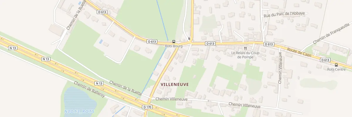 Plan du 1 Rte de St Manvieu à Rots