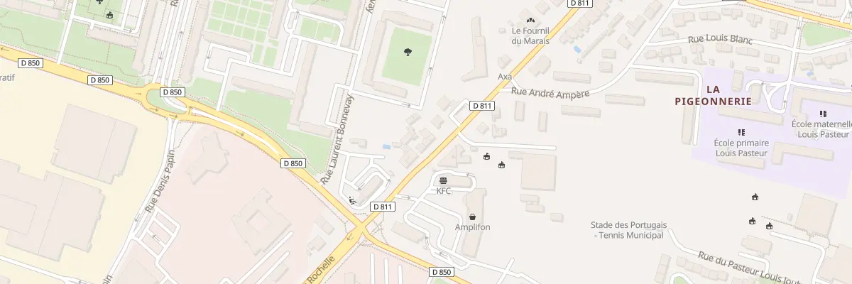 Plan du 206B Av de la Rochelle à Niort