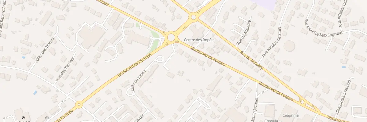 Plan du 115 Bd de Poitiers à Bressuire