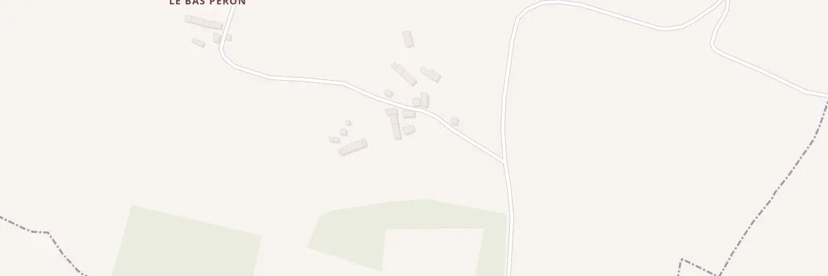 Plan du 3 Le Peron à Thubœuf
