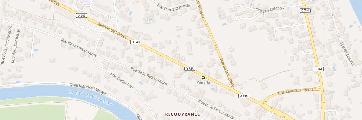 Plan du 44 Av de Nantes à Niort