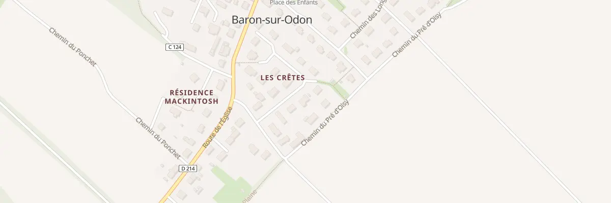 Plan du 8 Imp des Crêtes à Baron-sur-Odon